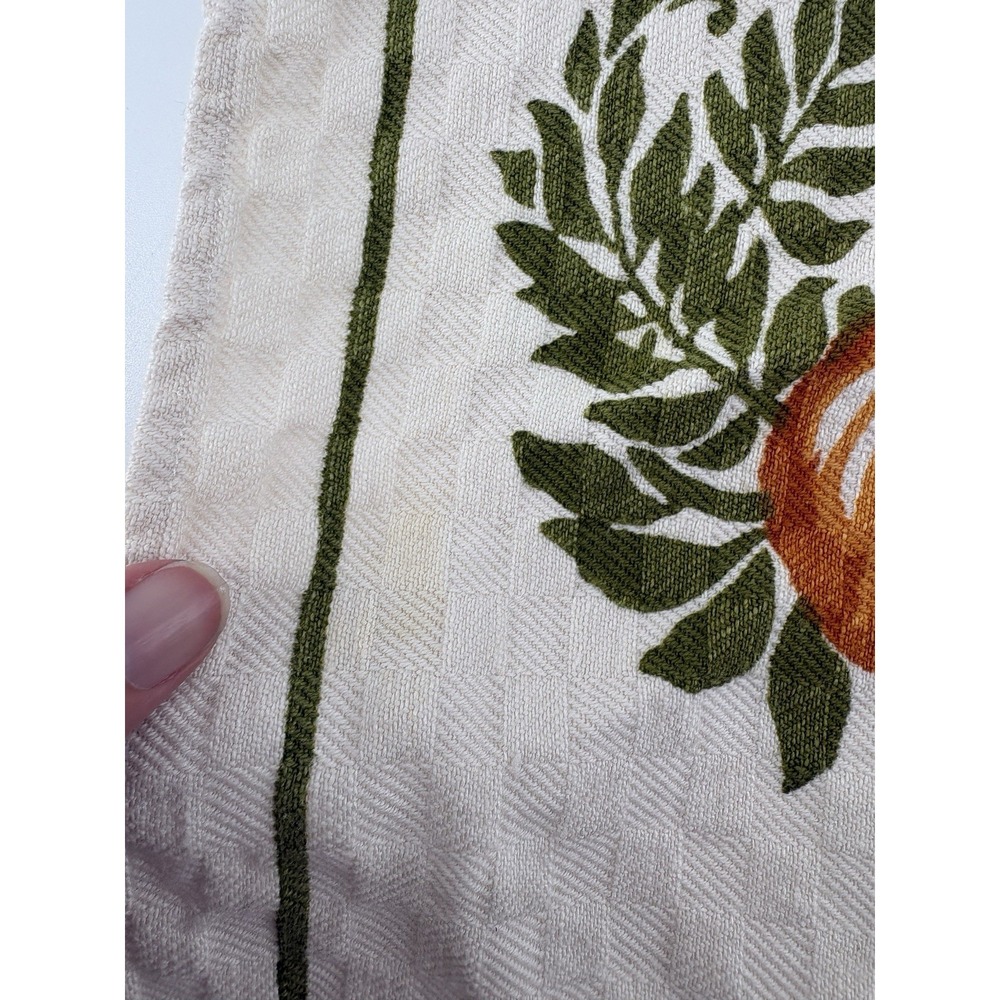 Stamperia Bertozzi Italian Handprinted Linen Placemats Napkins Set Pomegranate - Picture 3 of 12